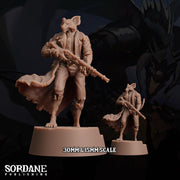 Wererat Fighter - Sordane Publishing | 28mm and 32mm | Wargaming | DnD | Tabletop Roleplaying