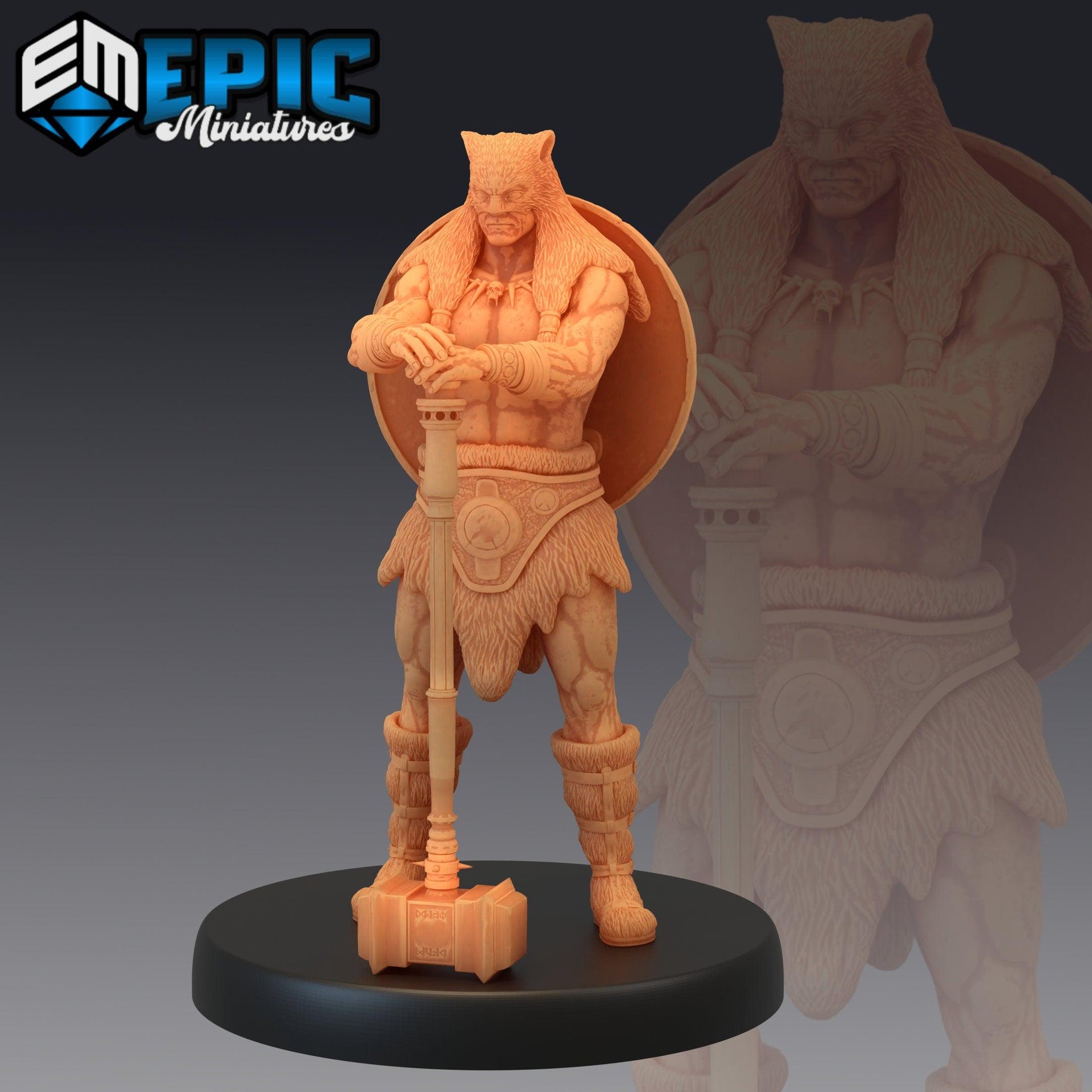 Barbarian Champion - Epic Miniatures