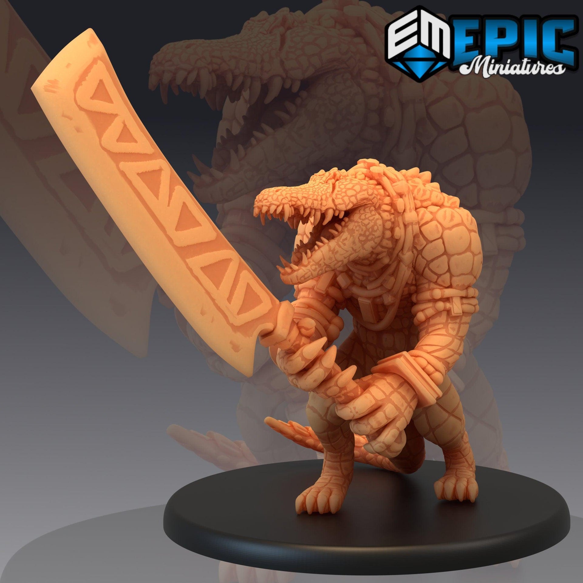 Crocodile Warrior - Epic Miniatures