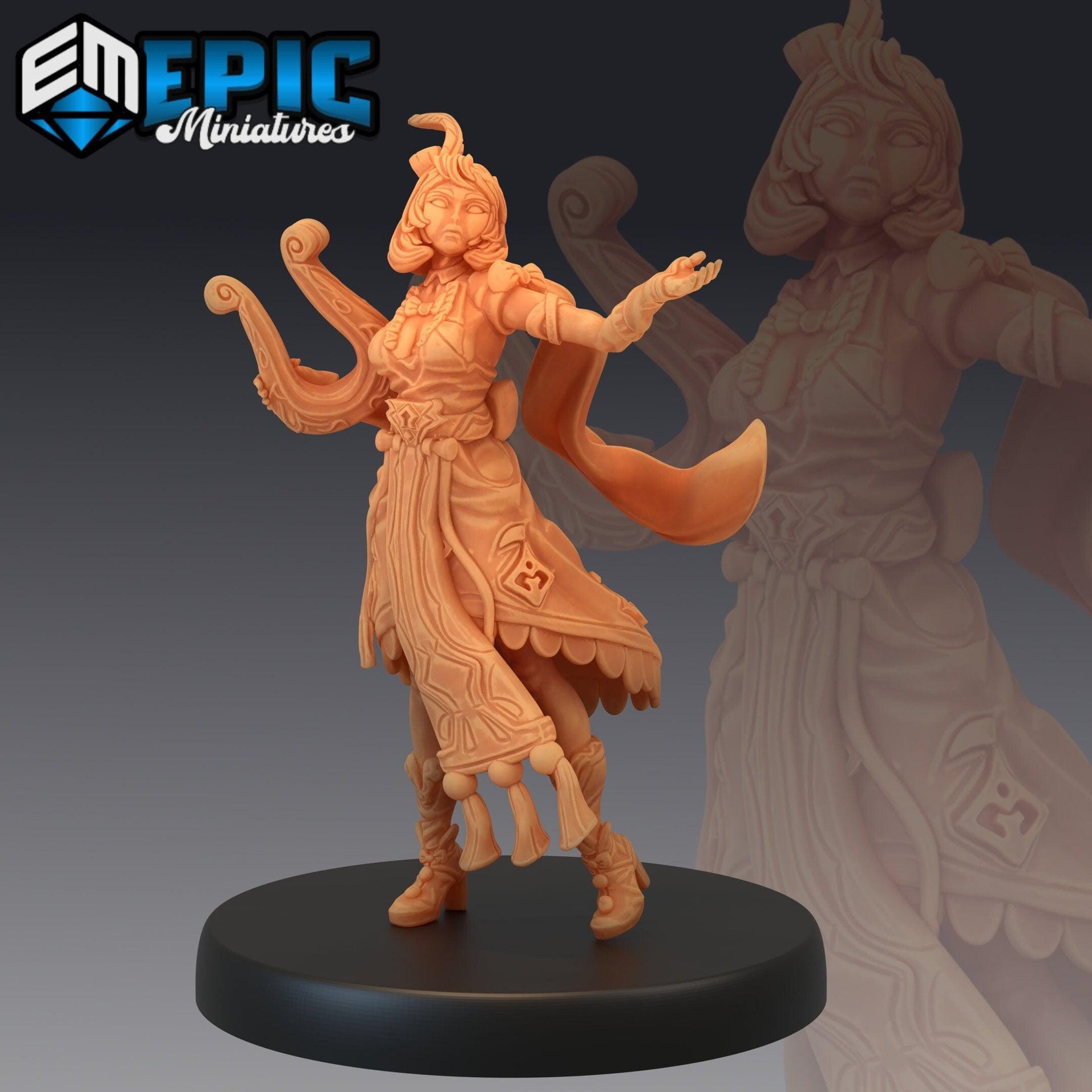 Fiona the Bard - Epic Miniatures