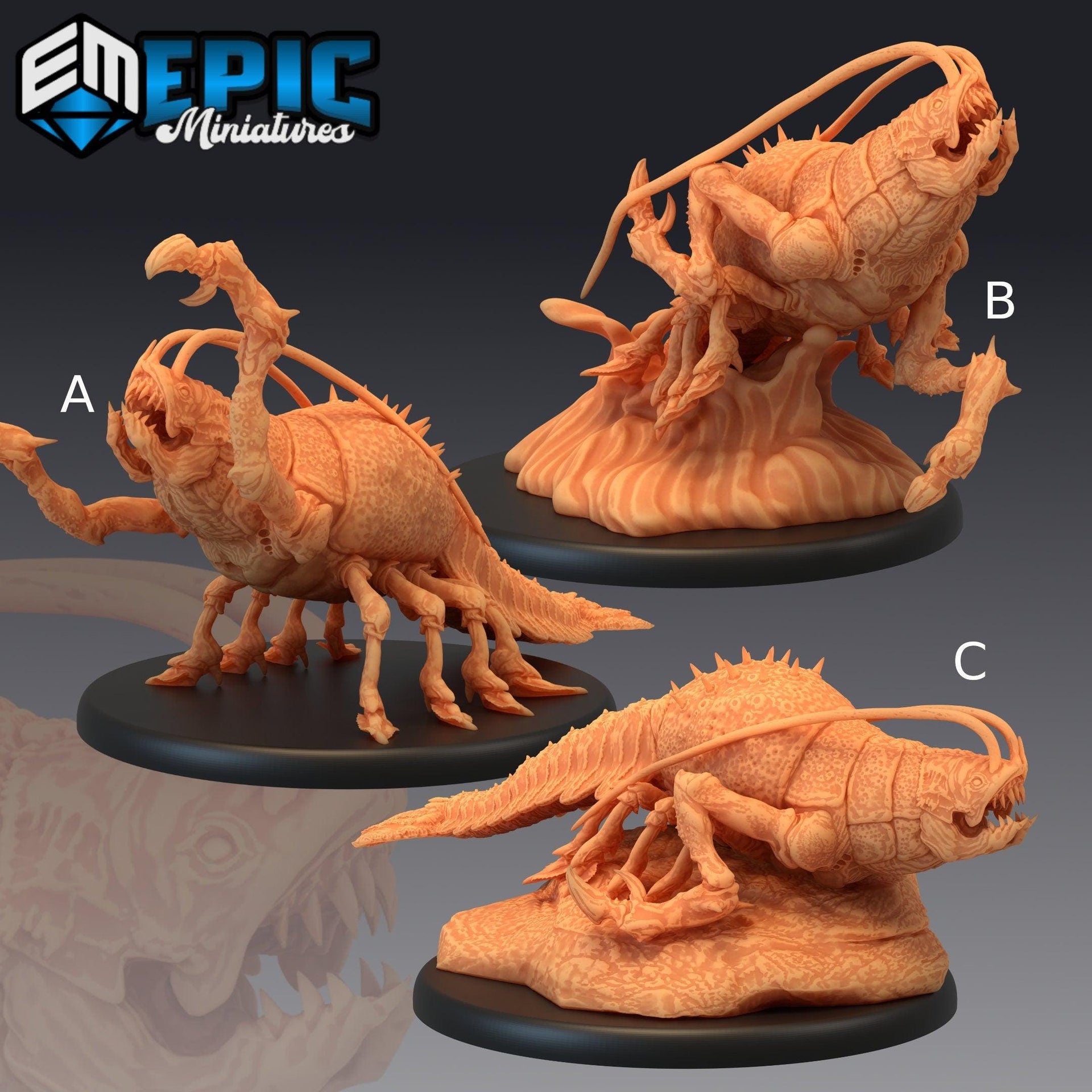 Giant Thermal Shrimp - Epic Miniatures