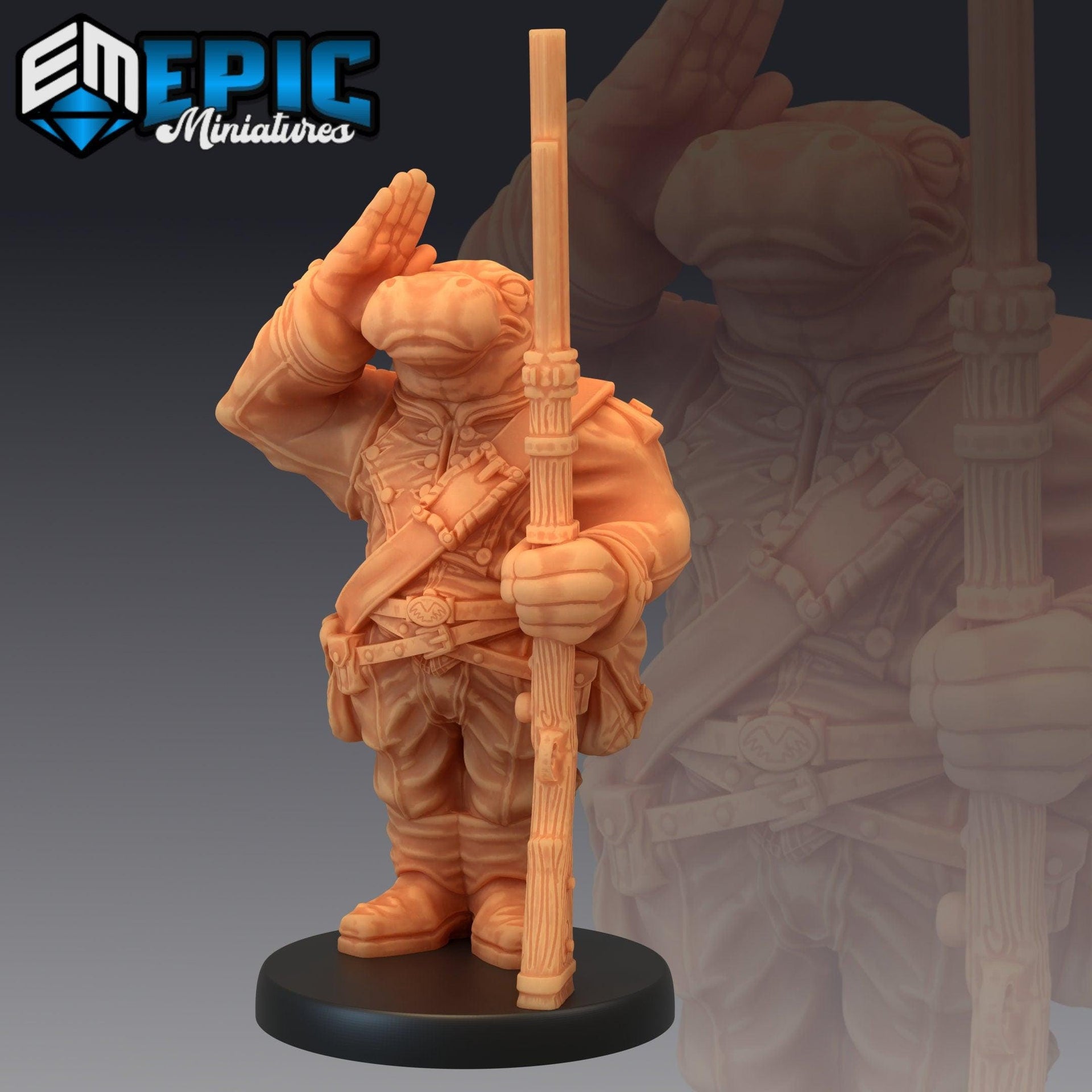 Hippo Soldier - Epic Miniatures
