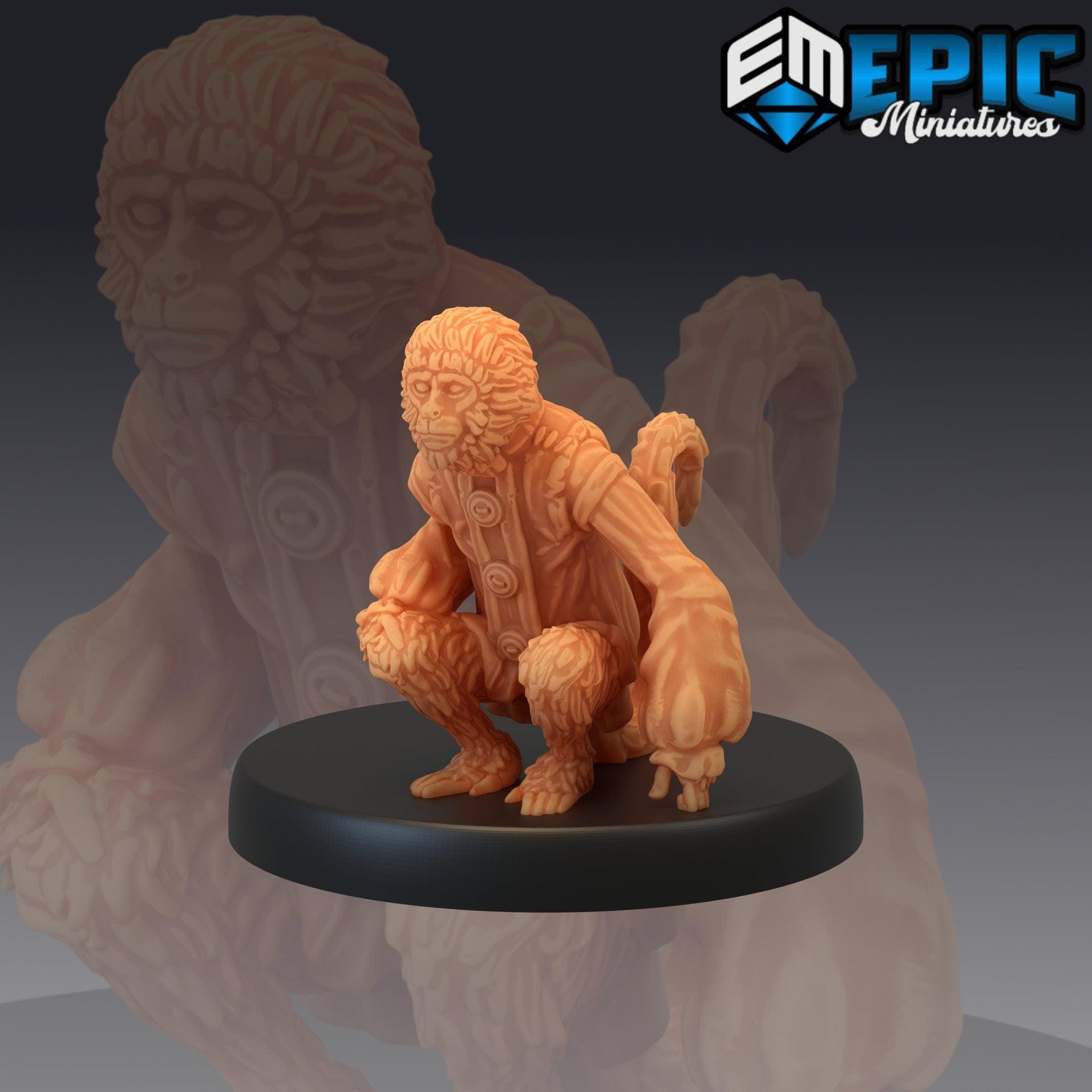 Pirate Monkey - Epic Miniatures