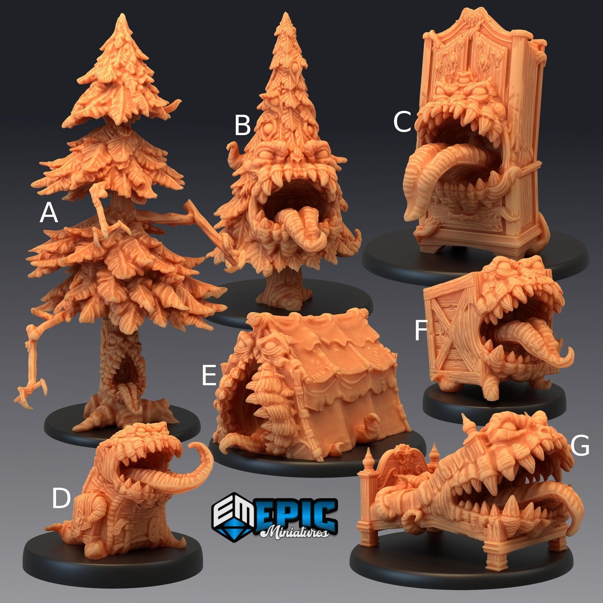 Mimics and Props 2- Epic Miniatures