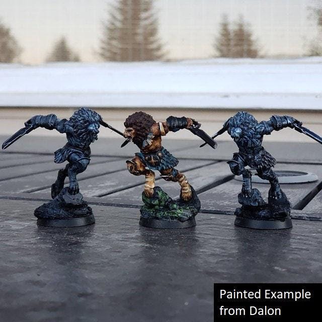 Tabaxi Lion Warrior - Epic Miniatures