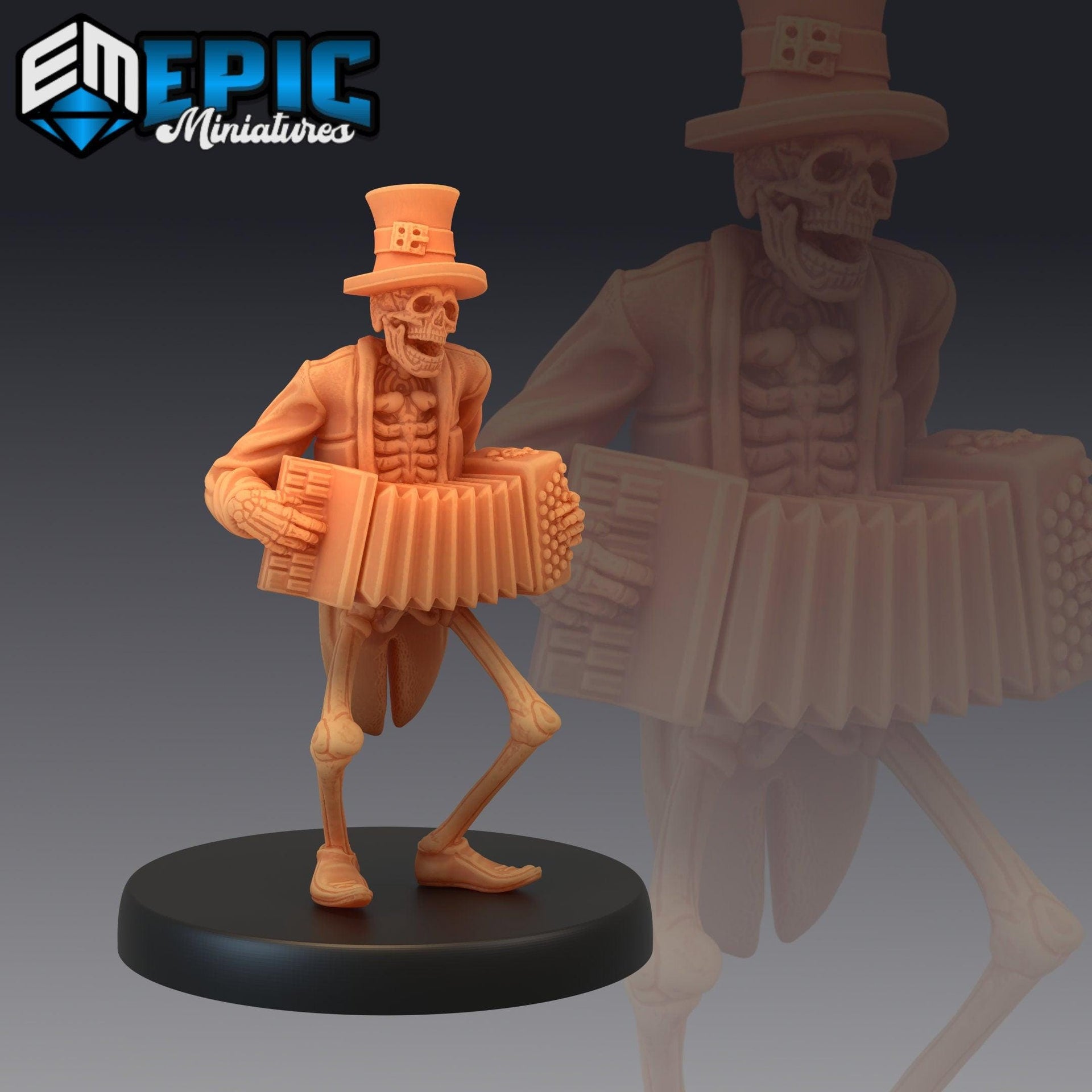 Skeleton Musician - Epic Miniatures