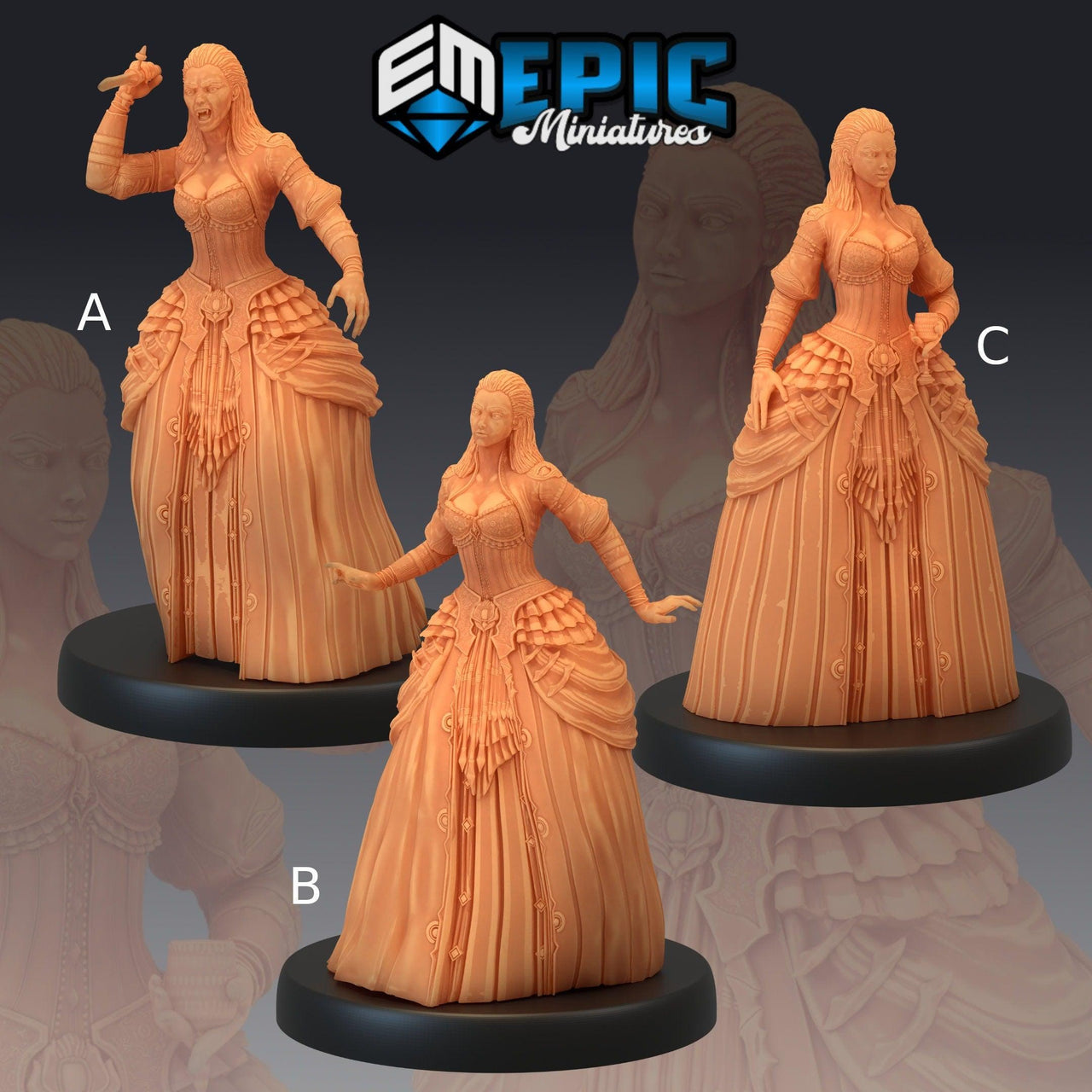 Vampire Lady - Epic Miniatures