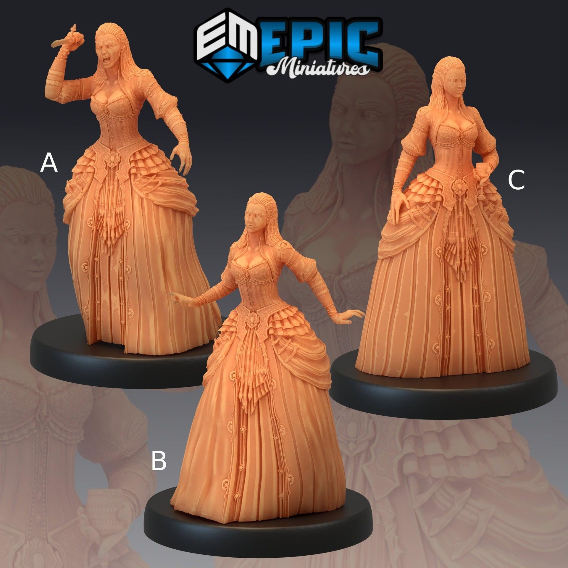 Vampire Lady - Epic Miniatures