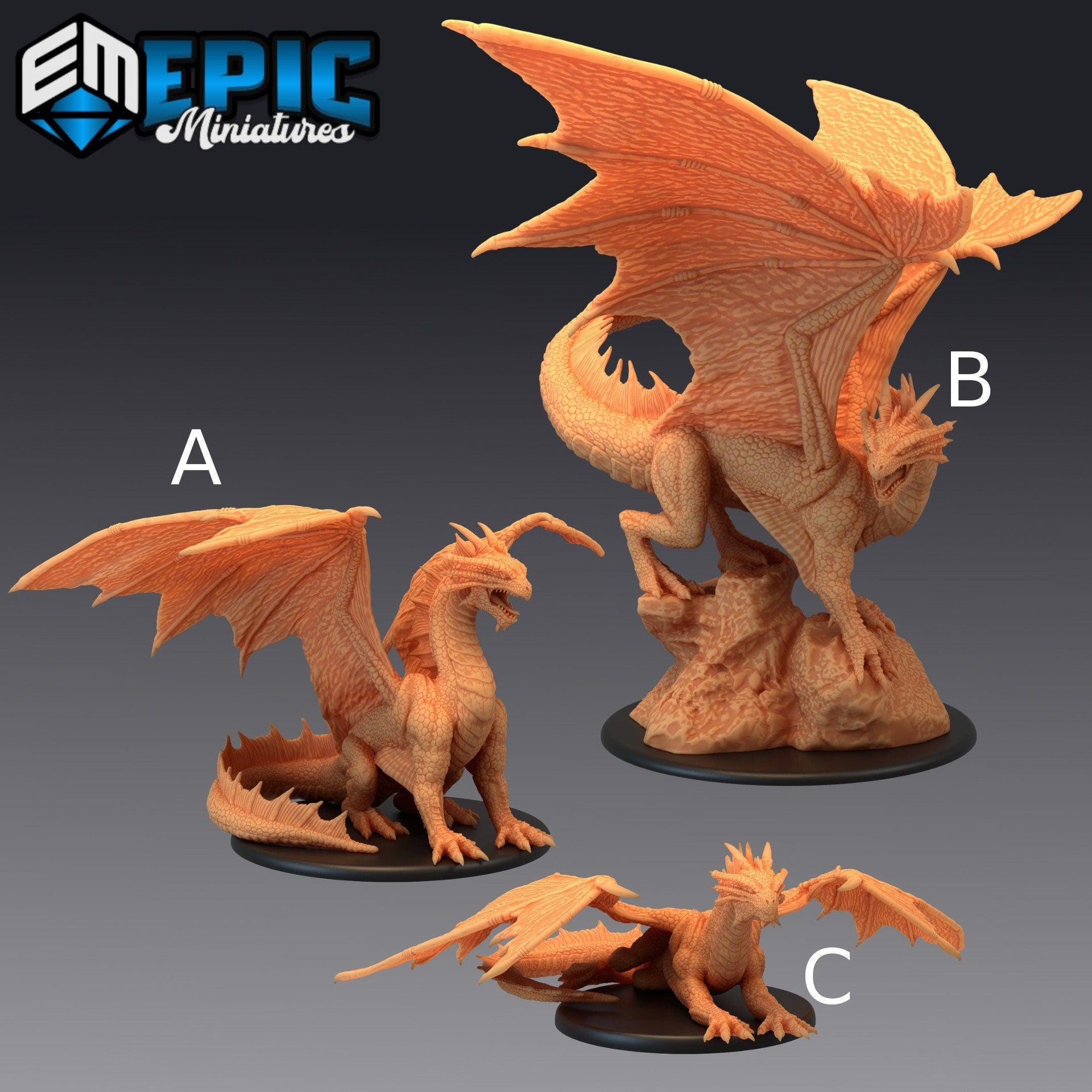 Bronze Dragon - Epic Miniatures