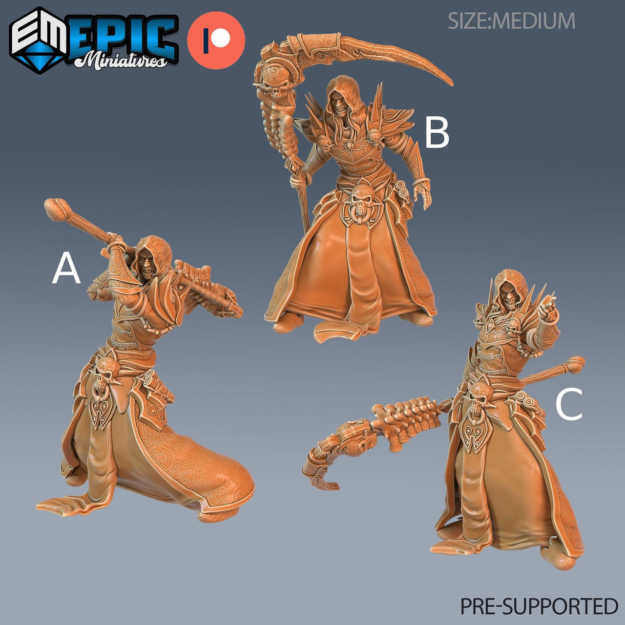 Necromancer Adventurer - Epic Miniatures