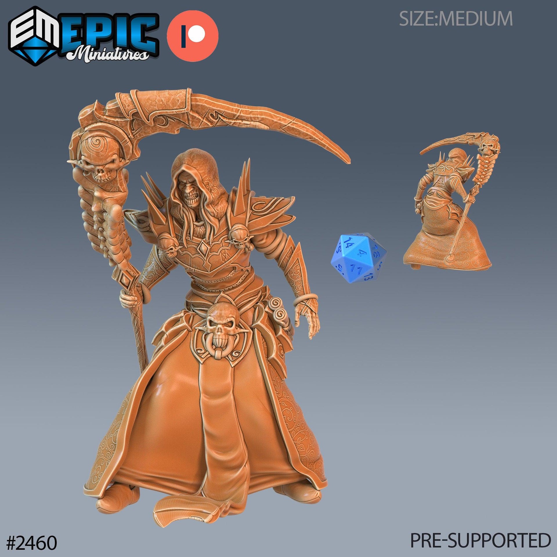 Necromancer Adventurer - Epic Miniatures