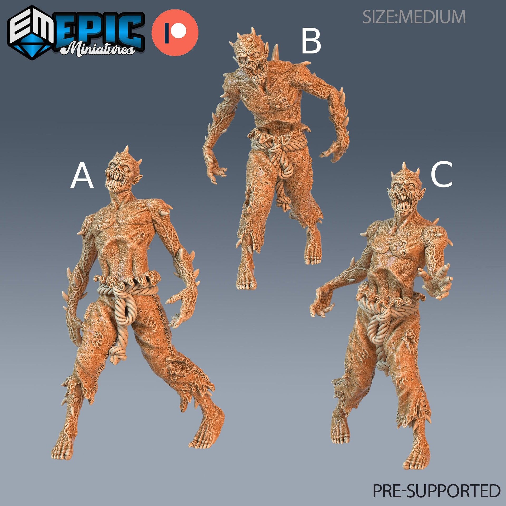 Thorn Zombie  - Epic Miniatures