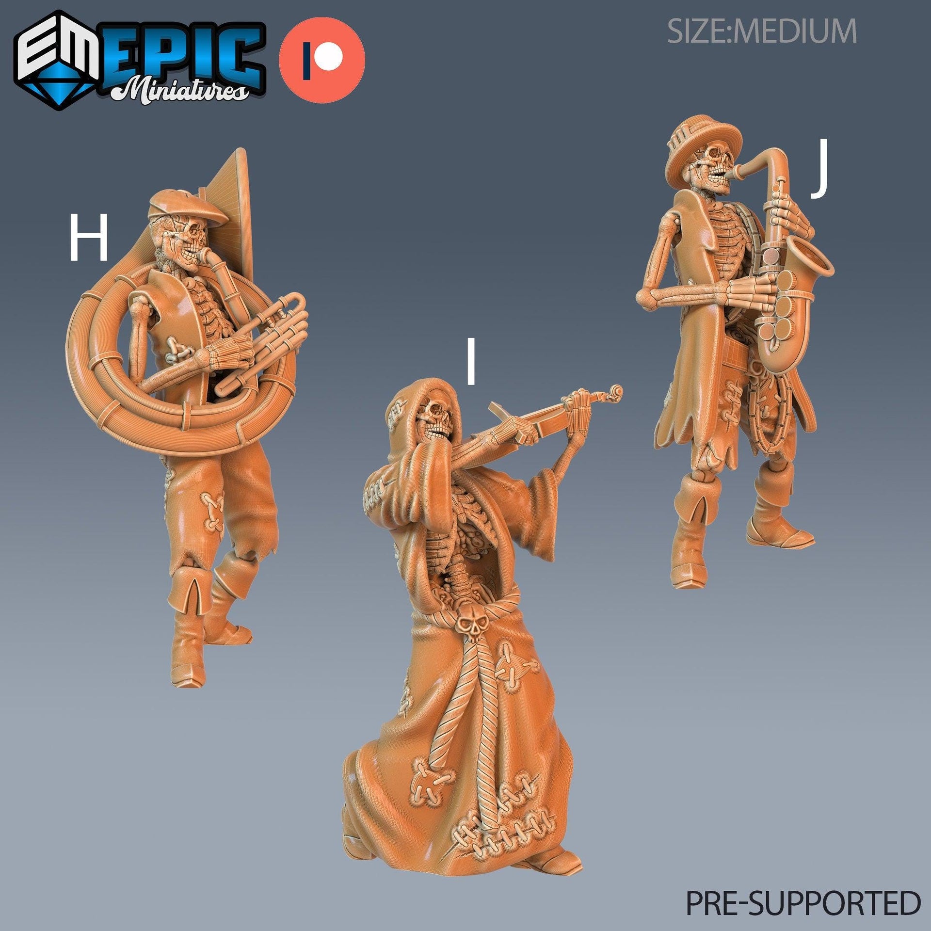 Skeleton Musicians 3! - Epic Miniatures