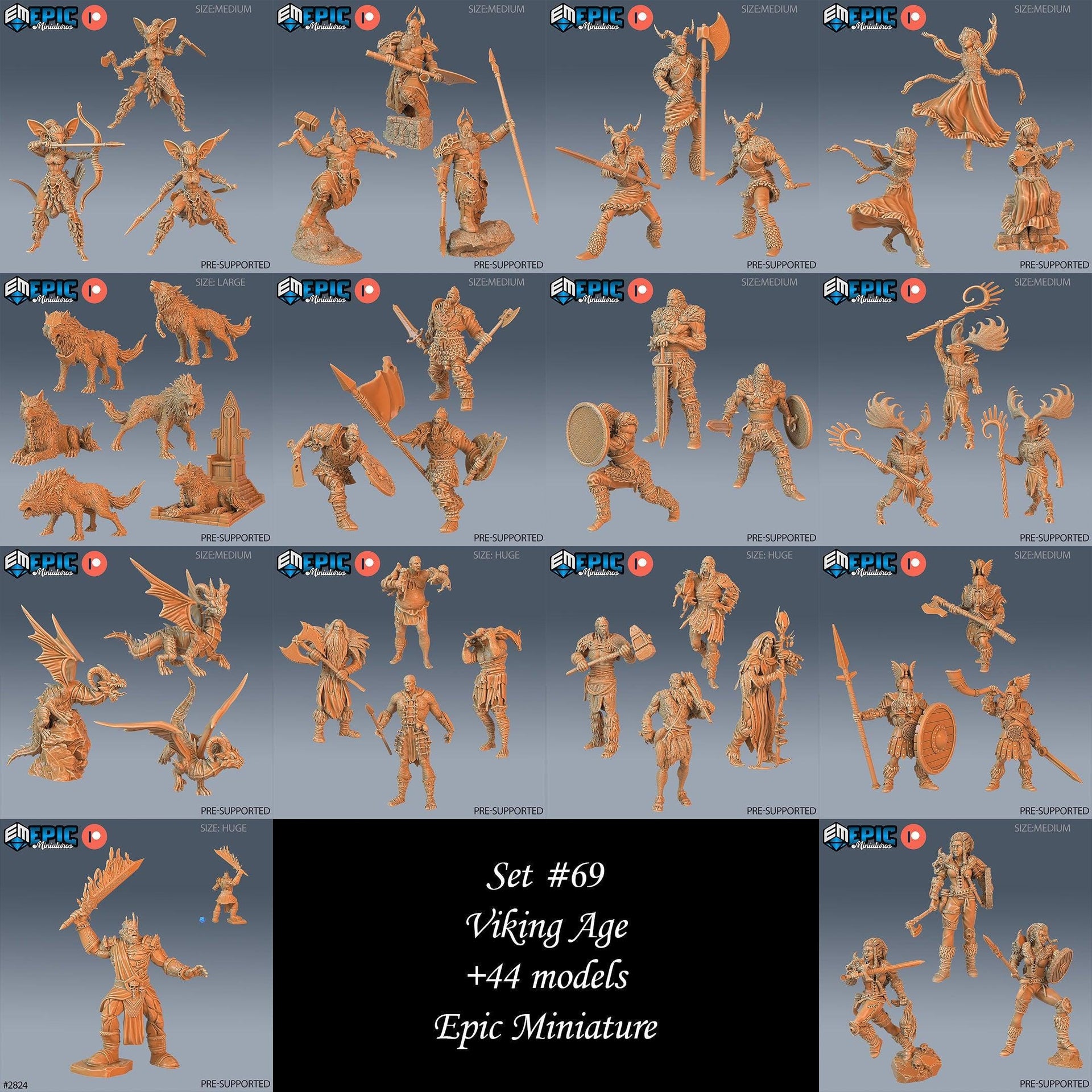 Fenrir Wolf - Epic Miniatures