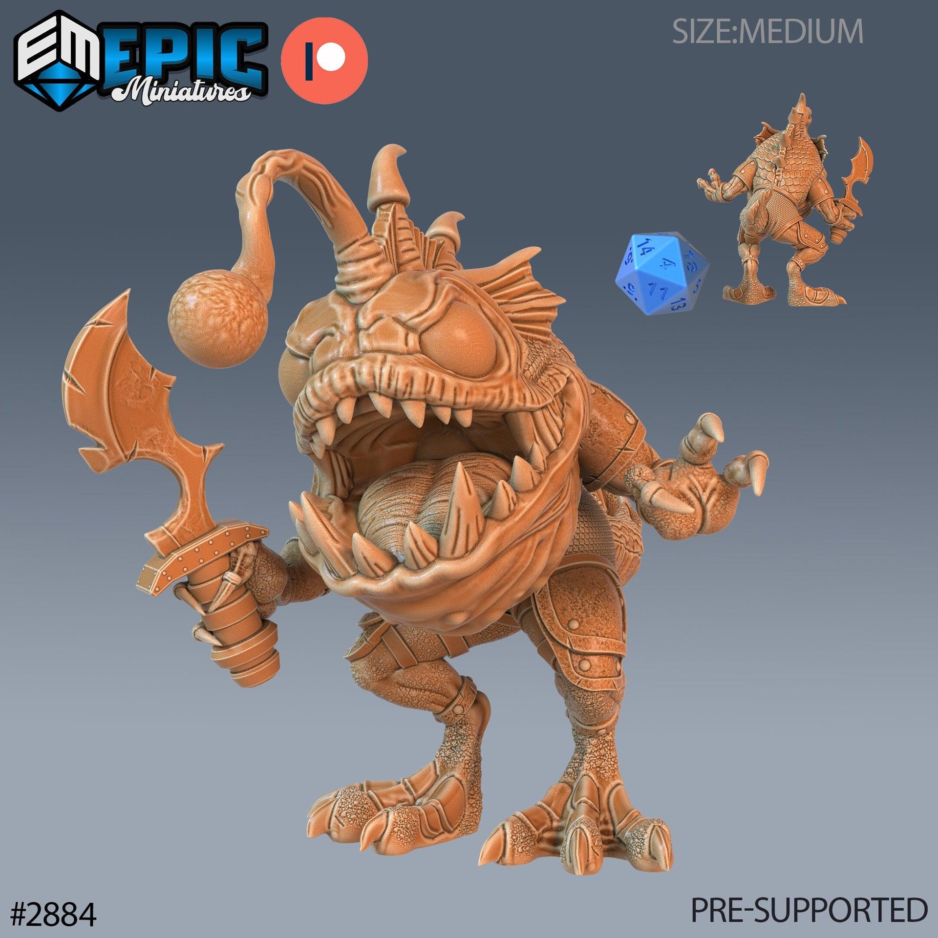 Anglerfish Folk- Epic Miniatures