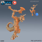 Tyrano Folk - Epic Miniatures | Pathfinder | 28mm | 32mm | Lizardolk