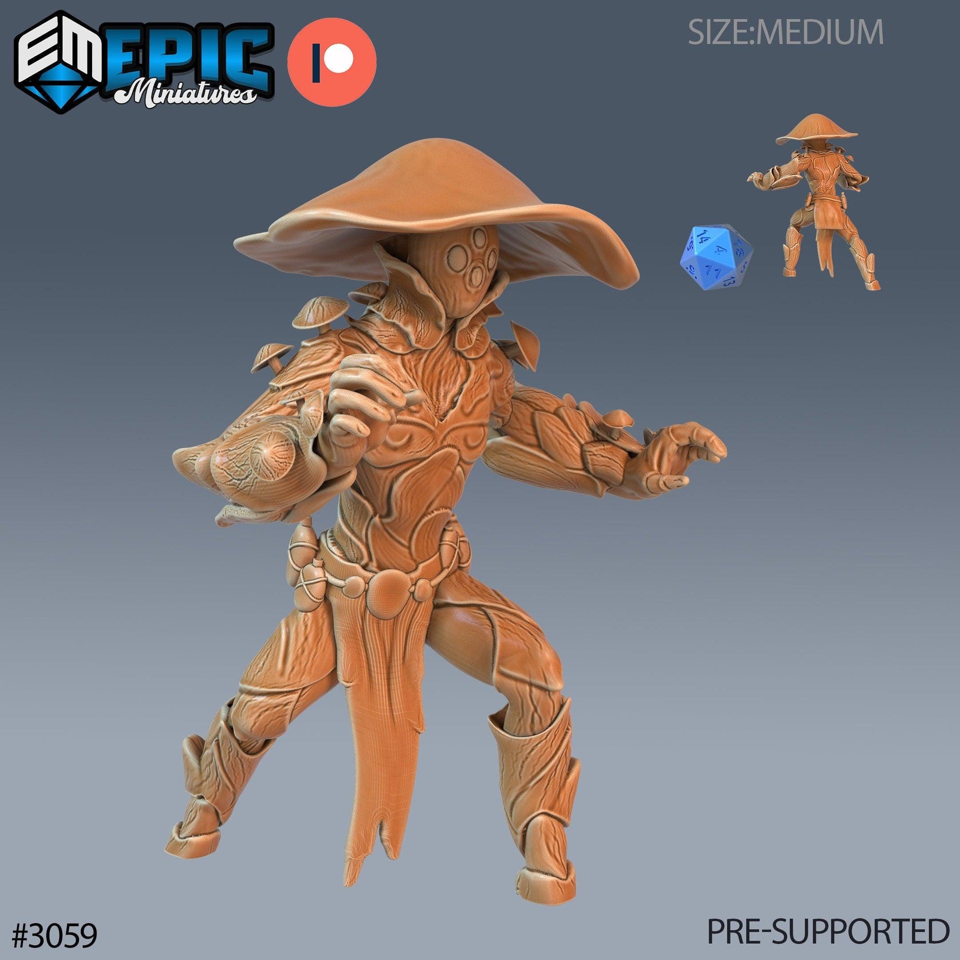 Mushroom Folk - Epic Miniatures | 28mm | 32mm | Fungus | Shroom