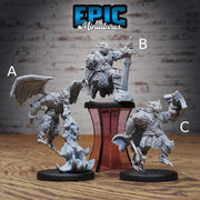 Dragonborn Warrior - Epic Miniatures | 28mm | 32mm | PC | Fighter | Soldier | Knight | Barbarian