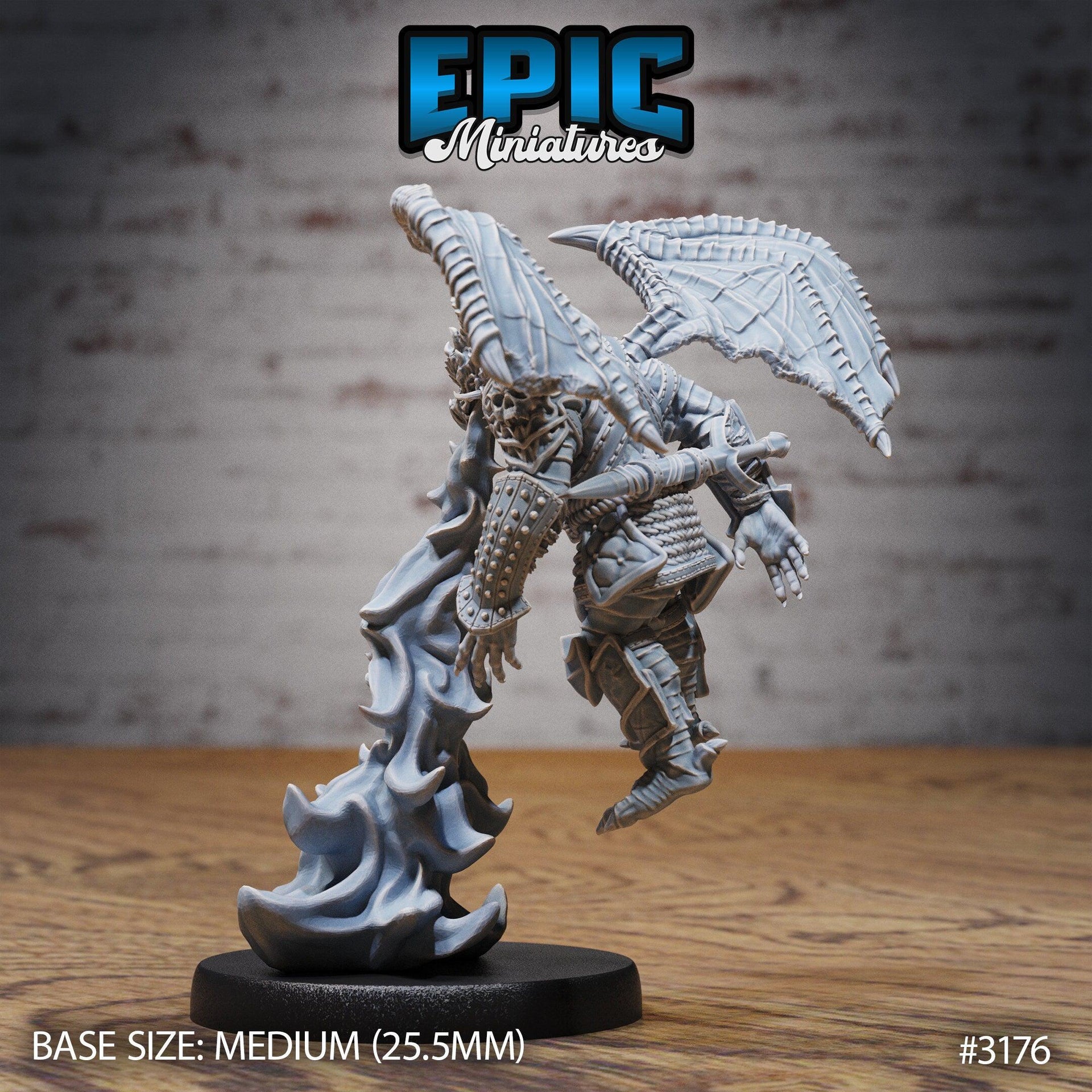 Dragonborn Warrior - Epic Miniatures | 28mm | 32mm | PC | Fighter | Soldier | Knight | Barbarian