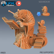 Snail Mage - Epic Miniatures | 28mm | 32mm | Mushroom Folk | Sorcerer | Wizard | Slug