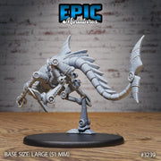 Steam-Tech X1100 Sharknator  - Epic Miniatures | Steam Inventions | 28mm | 32mm | Shark | Steampunk | Robot | Mech