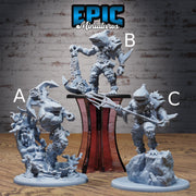 Shark Folk Anchor Pirate - Epic Miniatures | 32mm | Pirate Scourge | Sharkin | Brawler | Champion