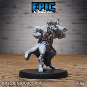 Dragonborn Pirate - Epic Miniatures | 32mm | Pirate Scourge | Captain | Swashbuckler | Rogue | Lizardfolk