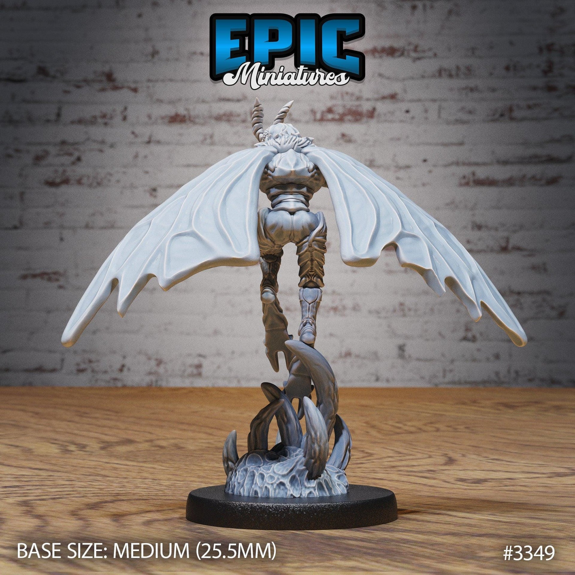 Moth Folk Warrior - Epic Miniatures | 32mm | Insectoid Jungle | Bug | bugfolk | Scout | Rogue | Fighter