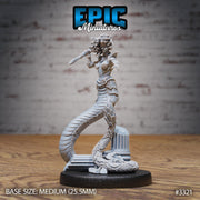 Gorgon Sisters Medusa - Epic Miniatures | 32mm | Insectoid Jungle | Snake | Fighter | Champion | Medusa