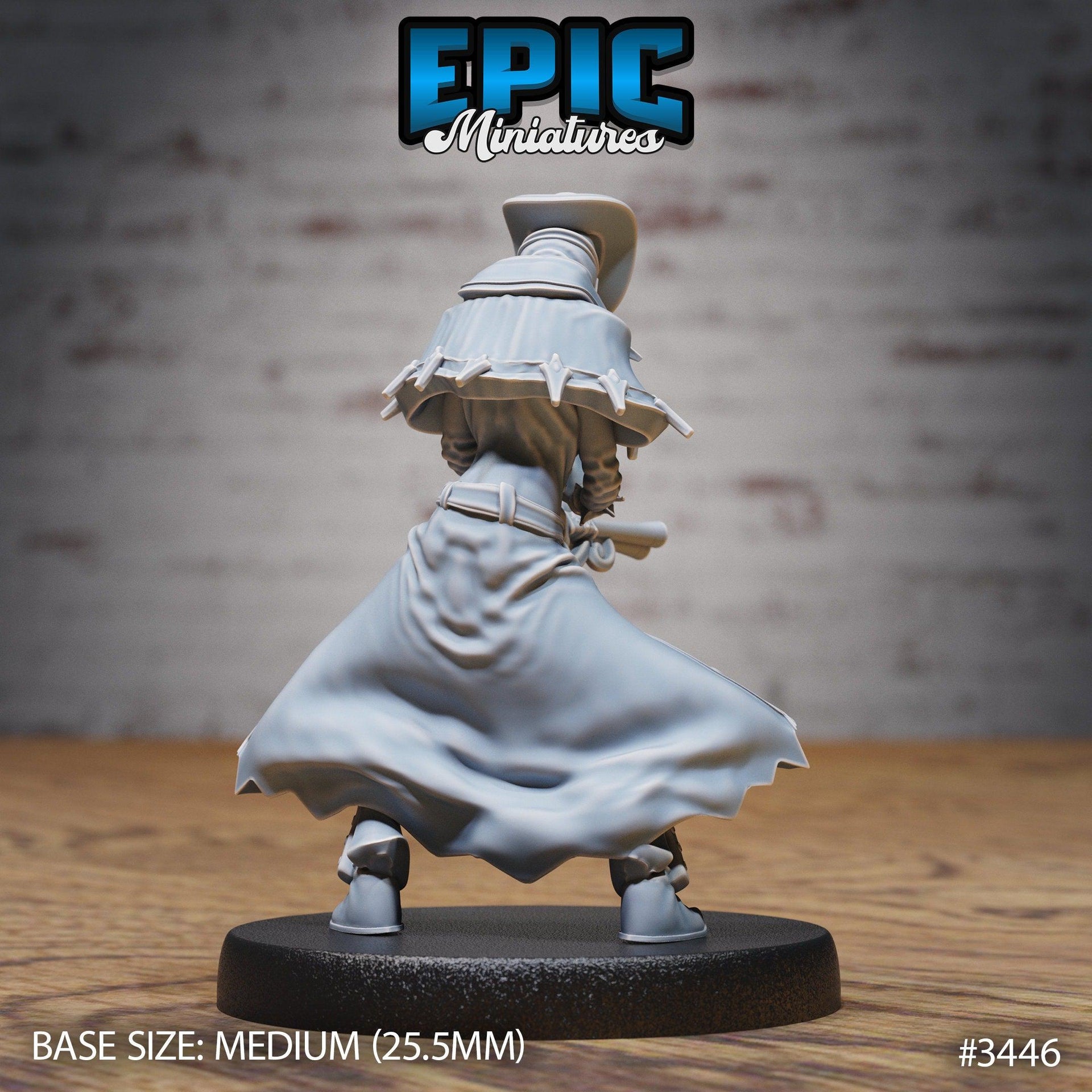 Pest Hunter- Epic Miniatures | 28mm | 32mm | Fantasy Wild West | Bandit | Cowboy | Pistols | Plague Doctor | Monster Hunter
