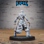 Gold Prospector - Epic Miniatures | 28mm | 32mm | Fantasy Wild West | Bandit | Cowboy | Miner| Pickaxe | Lamp
