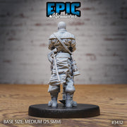 Gold Prospector - Epic Miniatures | 28mm | 32mm | Fantasy Wild West | Bandit | Cowboy | Miner| Pickaxe | Lamp