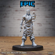 Gold Prospector - Epic Miniatures | 28mm | 32mm | Fantasy Wild West | Bandit | Cowboy | Miner| Pickaxe | Lamp