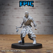Gold Prospector - Epic Miniatures | 28mm | 32mm | Fantasy Wild West | Bandit | Cowboy | Miner| Pickaxe | Lamp