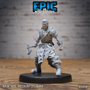 Gold Prospector - Epic Miniatures | 28mm | 32mm | Fantasy Wild West | Bandit | Cowboy | Miner| Pickaxe | Lamp