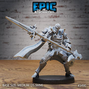 Knight Sit Lancelot - Epic Miniatures | Ninth Age | 32mm | Chivalry Garden | Fighter | General | Captain | Commander