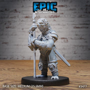 Sloth Knight - Epic Miniatures | Ninth Age | 32mm | Chivalry Garden | Cavalry | Fighter | Guard | Soldier | Army
