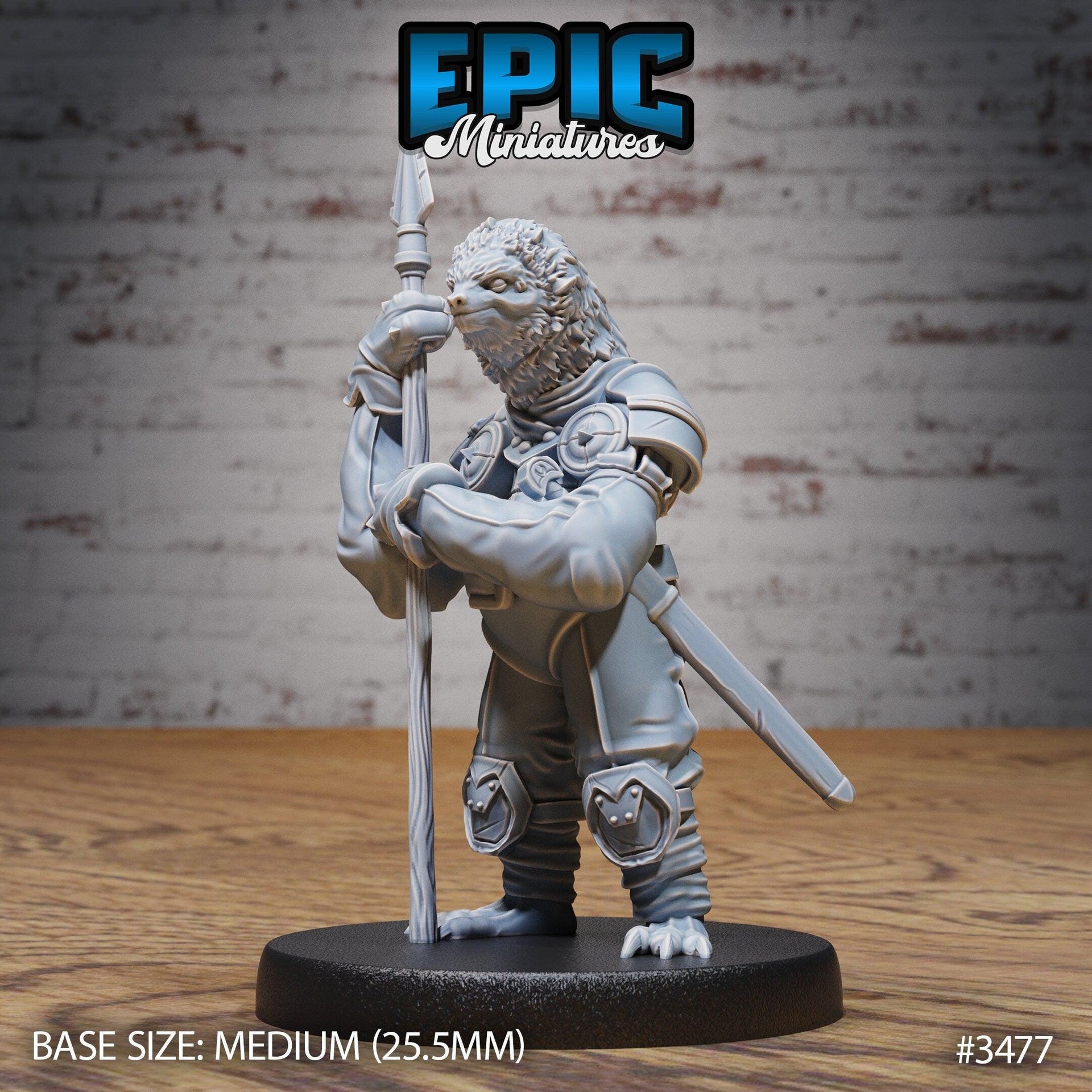 Sloth Knight - Epic Miniatures | Ninth Age | 32mm | Chivalry Garden | Cavalry | Fighter | Guard | Soldier | Army