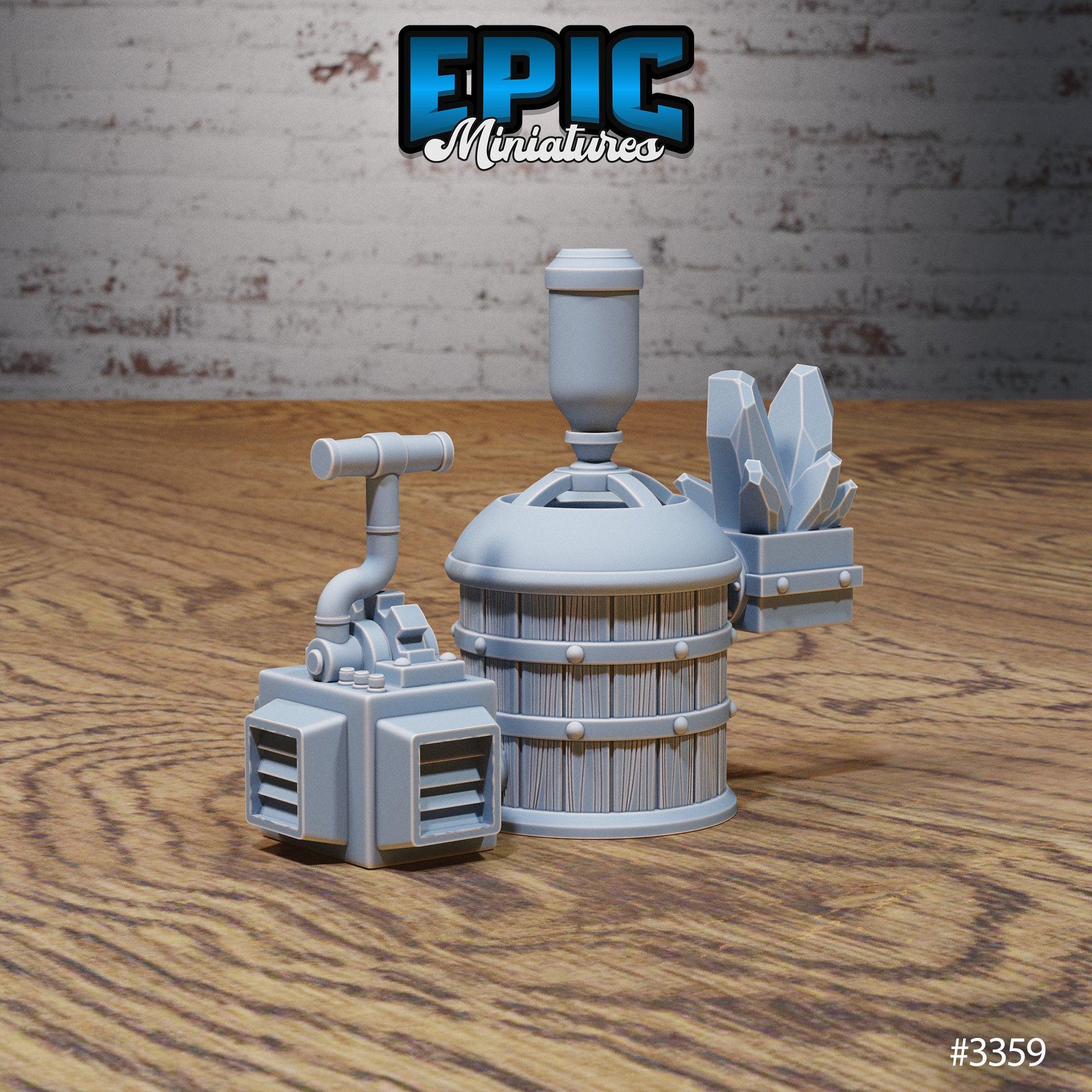 Airship Scatter Equipment - Epic Miniatures | 28mm | 32mm | Space | Fantasy | Steampunk