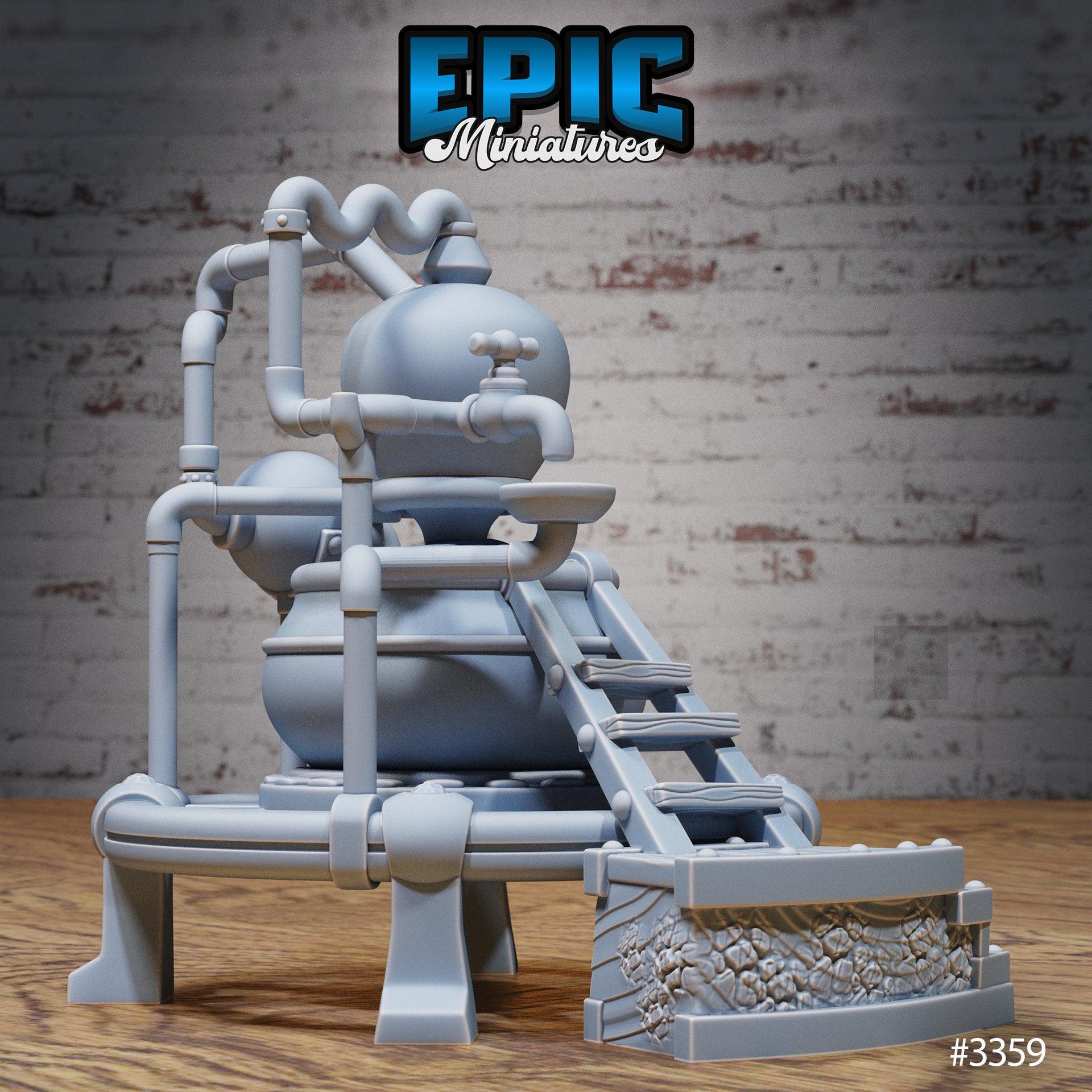 Airship Scatter Equipment - Epic Miniatures | 28mm | 32mm | Space | Fantasy | Steampunk