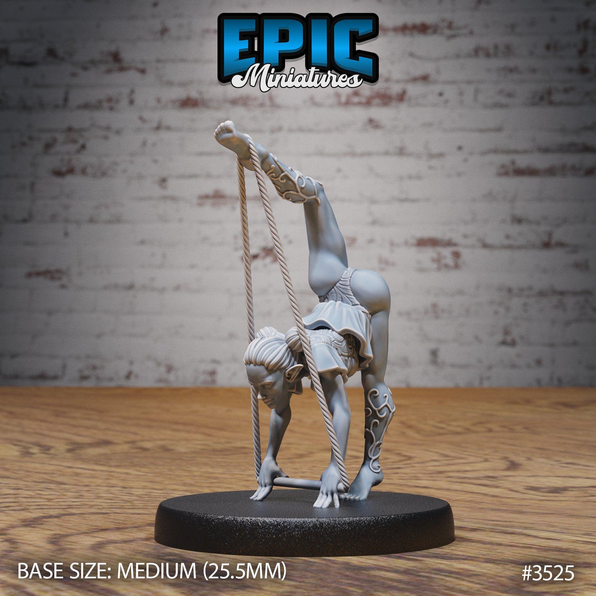 Acrobat Elf- Epic Miniatures | Ninth Age | 32mm | Nightsky Carnival | Circus | Big Top | Bard | Performer