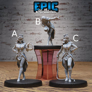 Show Director Female - Epic Miniatures | Ninth Age | 32mm | Nightsky Carnival | Circus | Big Top | Ringmaster | Bard | Performer |