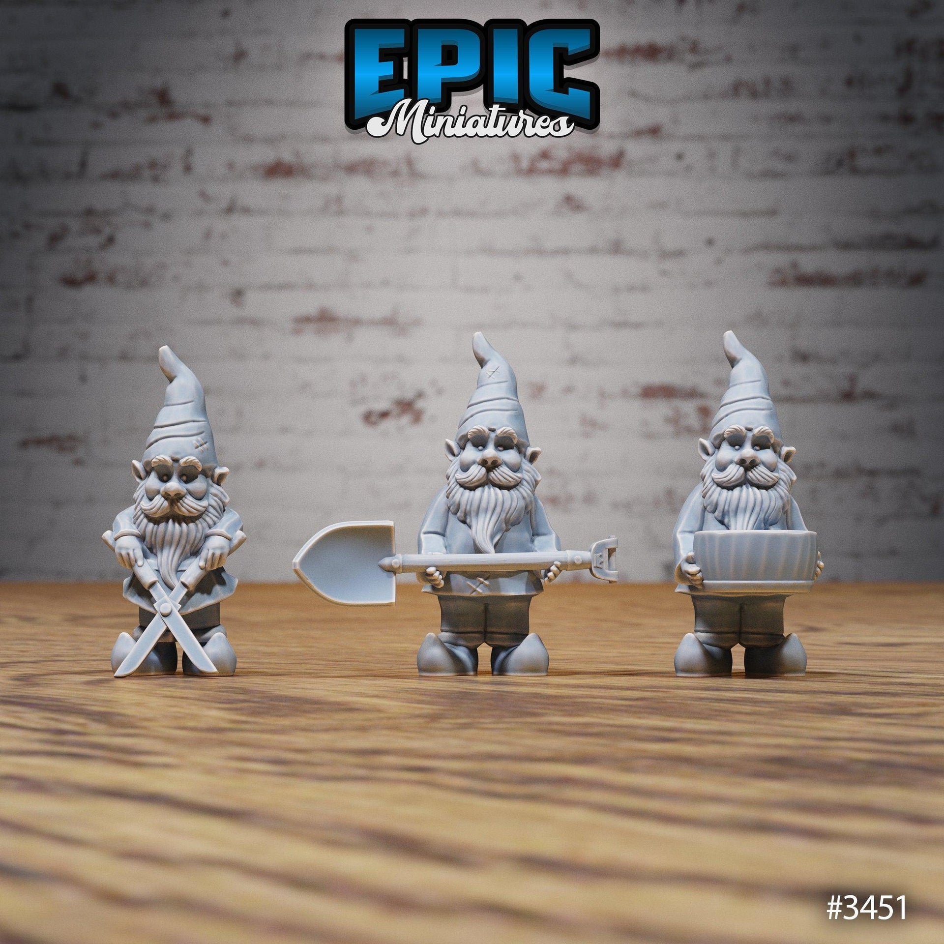 Chivalry Garden Scatter Terrain - Epic Miniatures | Ninth Age | 32mm | Gazebo | Bench | Light | Statue | Tools | Picnic | Well | Fountain