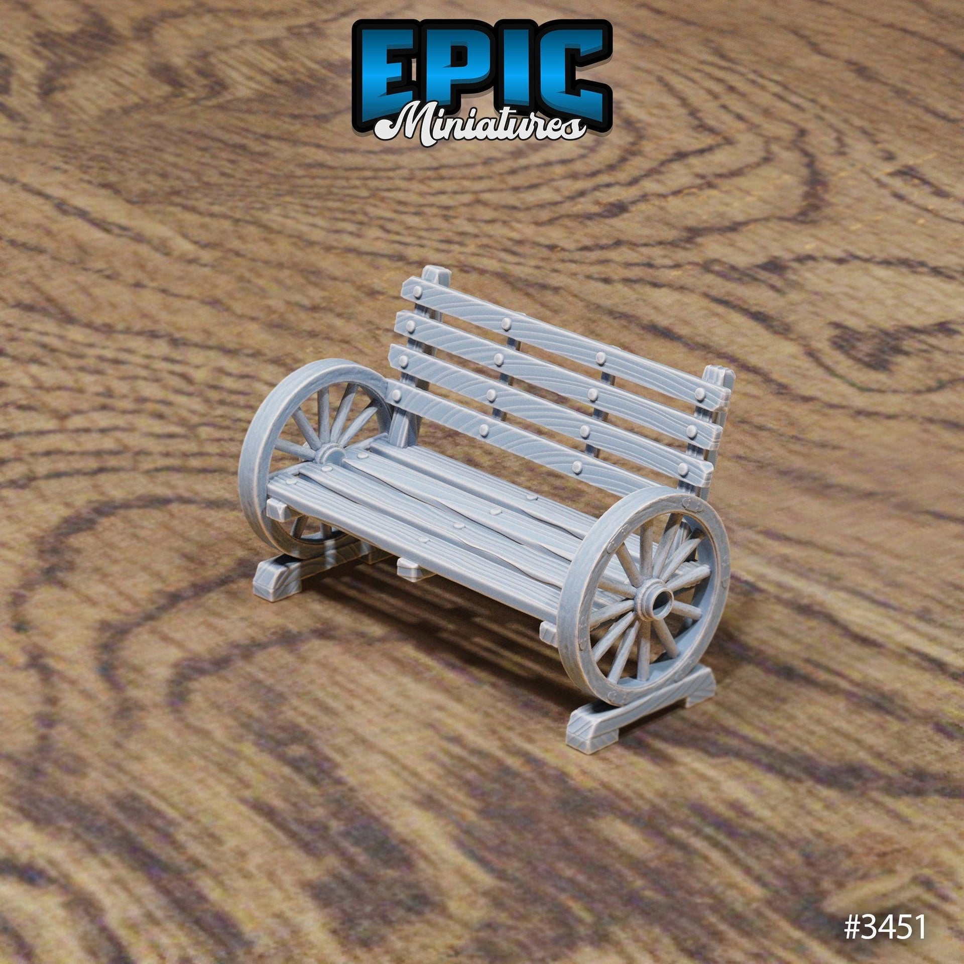 Chivalry Garden Scatter Terrain - Epic Miniatures | Ninth Age | 32mm | Gazebo | Bench | Light | Statue | Tools | Picnic | Well | Fountain