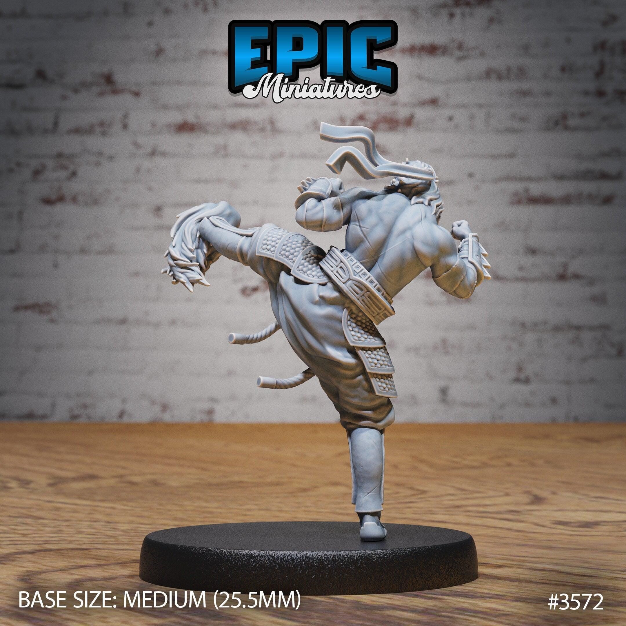 Fire Style Kung Fu Master - Epic Miniatures