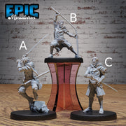Katana Master - Epic Miniatures | Ninth Age | 32mm |Iron Fist Tournament | Fighter | Samurai | Swordsman