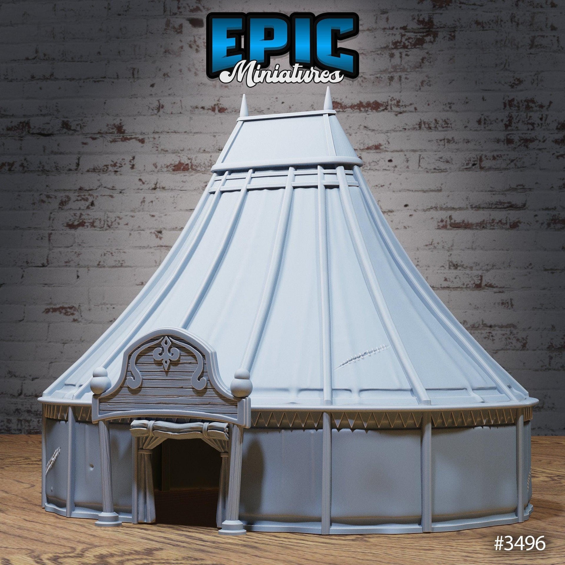 Carnival Tents - Epic Miniatures | Ninth Age | 32mm | Nightsky Carnival | Circus | Big Top | Stands | Ring