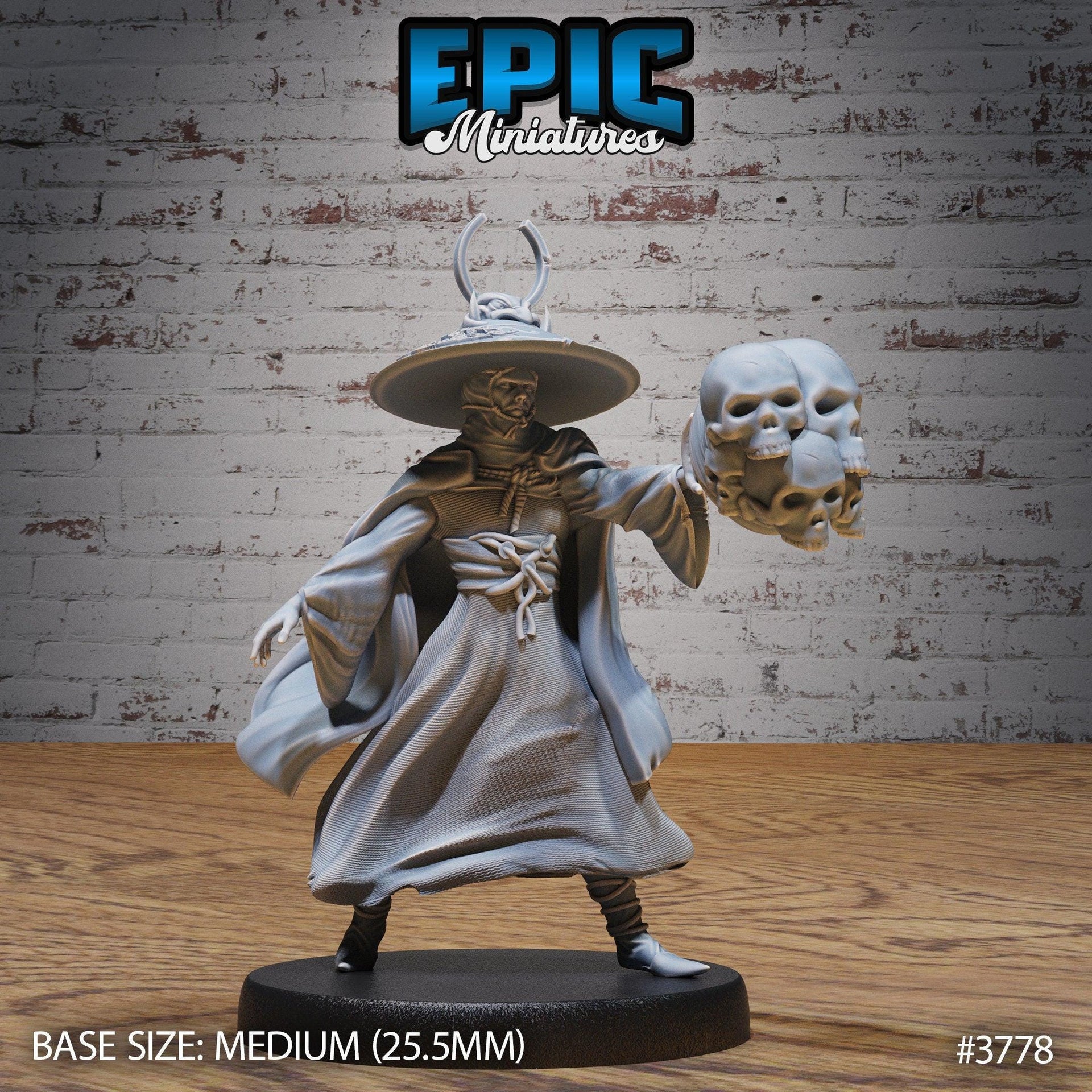 Dark Pilgrim - Epic Miniatures | 28mm | 32mm | Oni Nightmare | Sorcerer | Monk | Necromancer