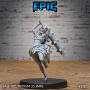 Blue Oni Girl - Epic Miniatures | 28mm | 32mm | Oni Nightmare | Yokai | Demon | Japanese Folklore | Ogre