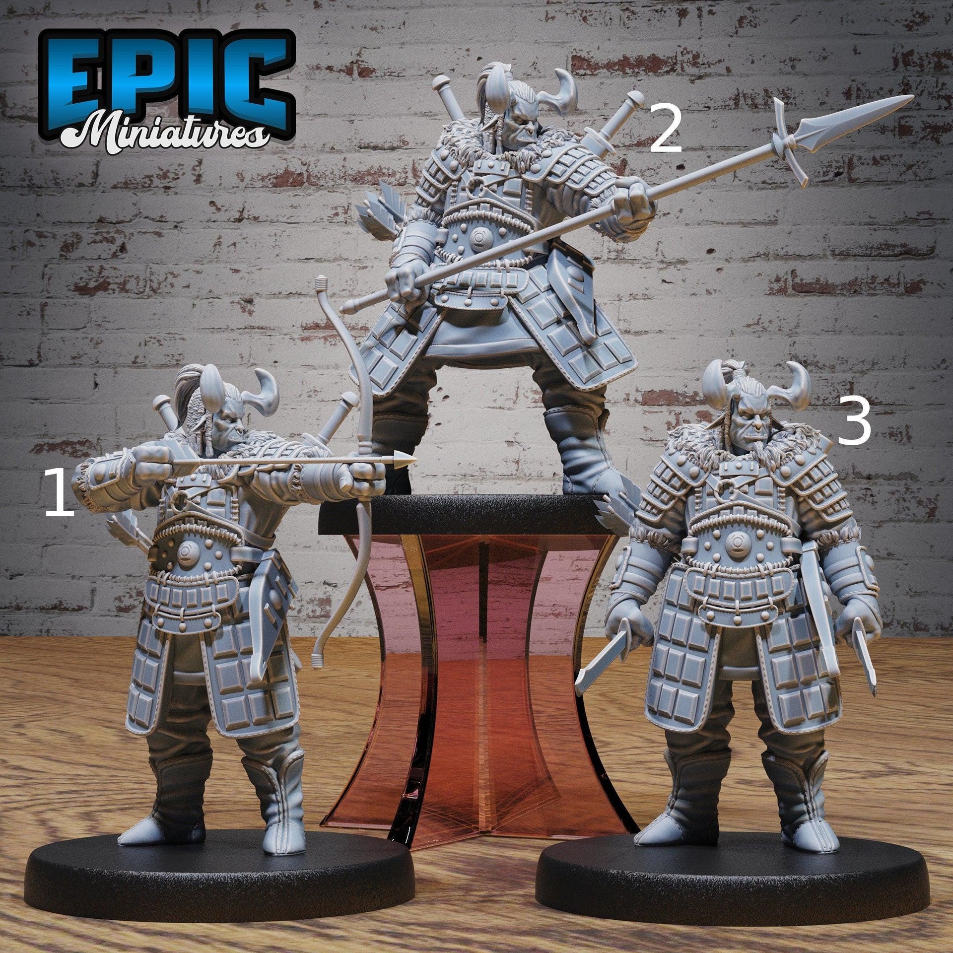 Orc Samurai - Epic Miniatures | 28mm | 32mm | Oni Nightmare | Fighter | Warrior | Ronin | Mercenary